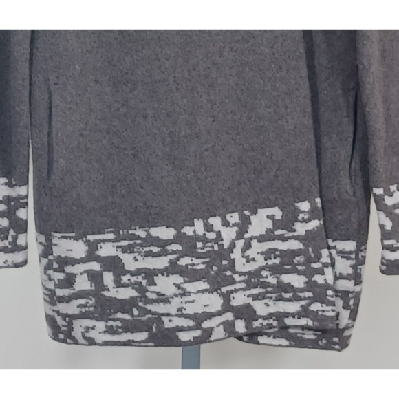 A. Ida Italy Wool Blend Asymmetrical Wrap Cape Cardigan Sweater Women US S USED - Picture 4 of 11